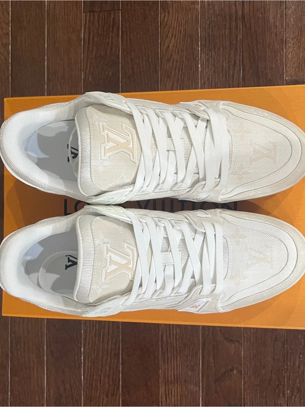 Limited Edition Louis Vuitton White Men's Low-Top Sneakers